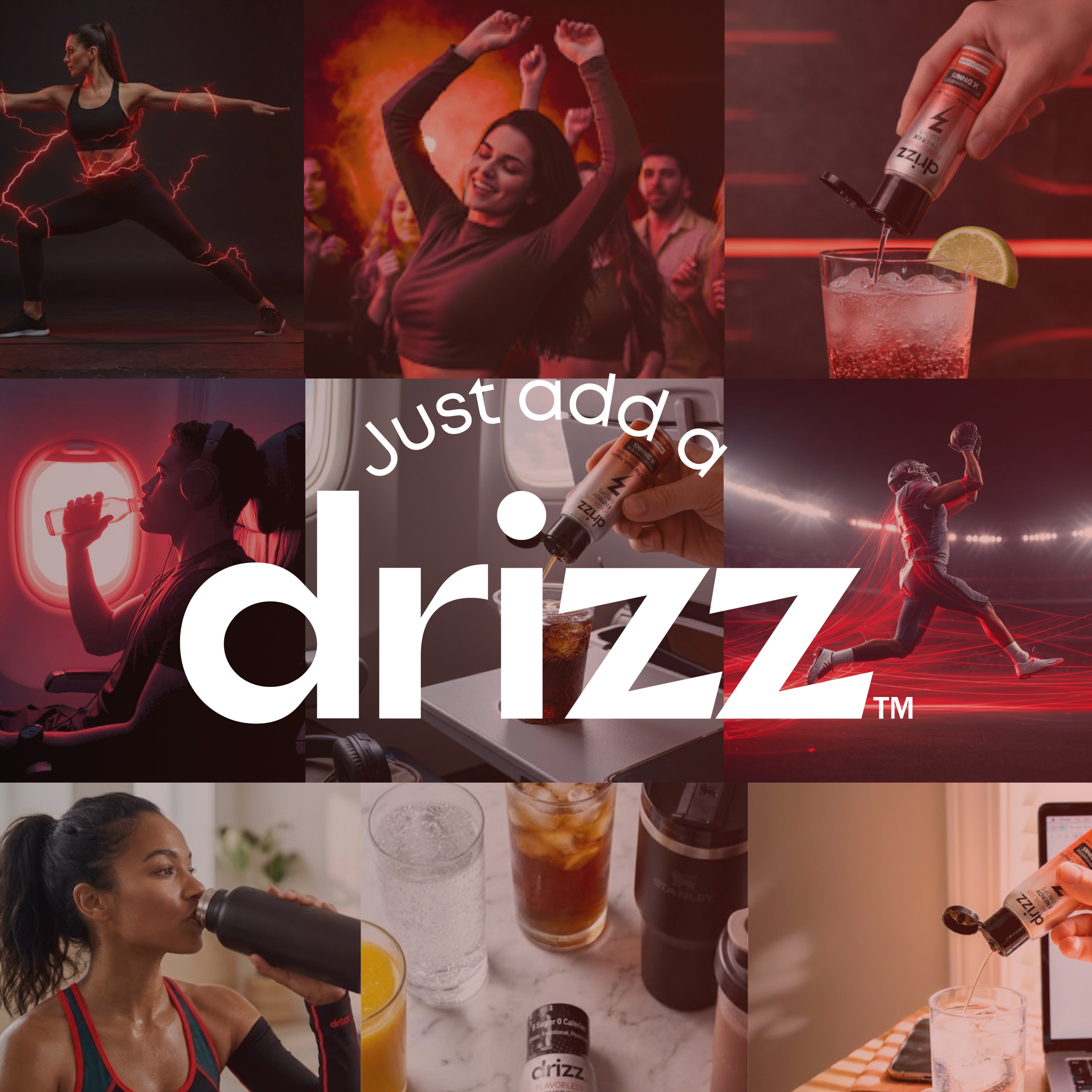 Drizz Energy Drops – Unflavored Liquid Energy, Sugar-Free with L-Theanine, Taurine, and Caffeine from Green Tea