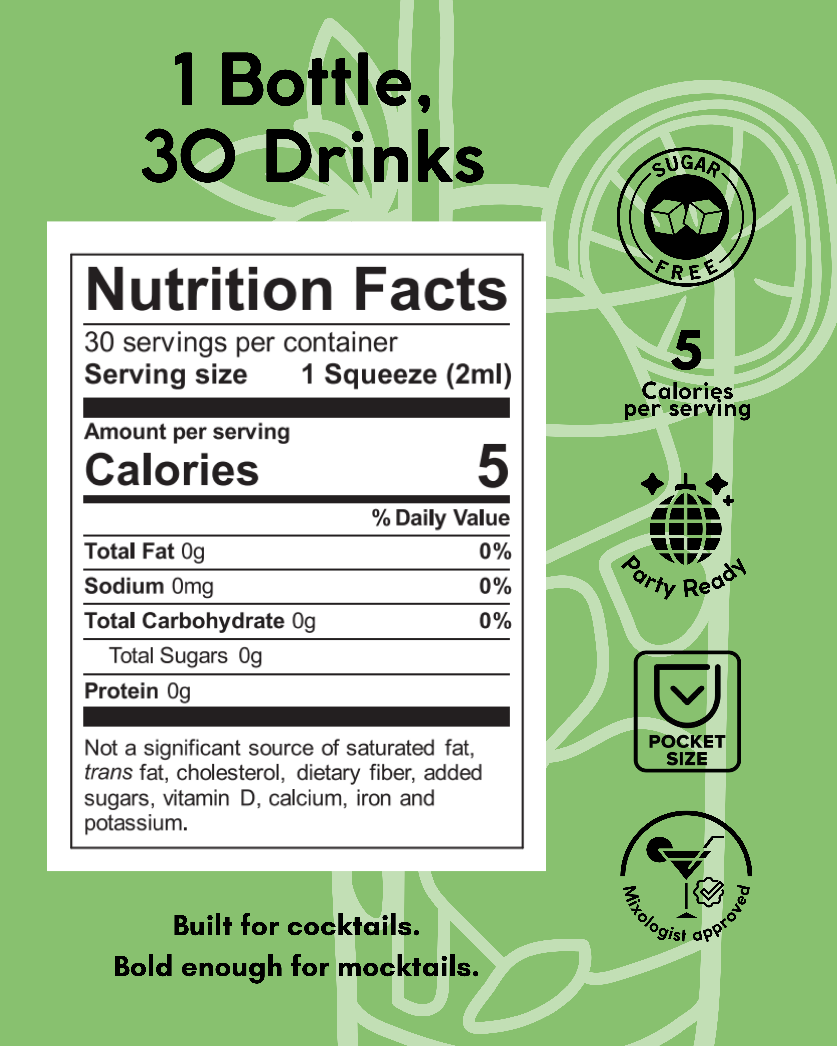 Mojito Cocktail Drops