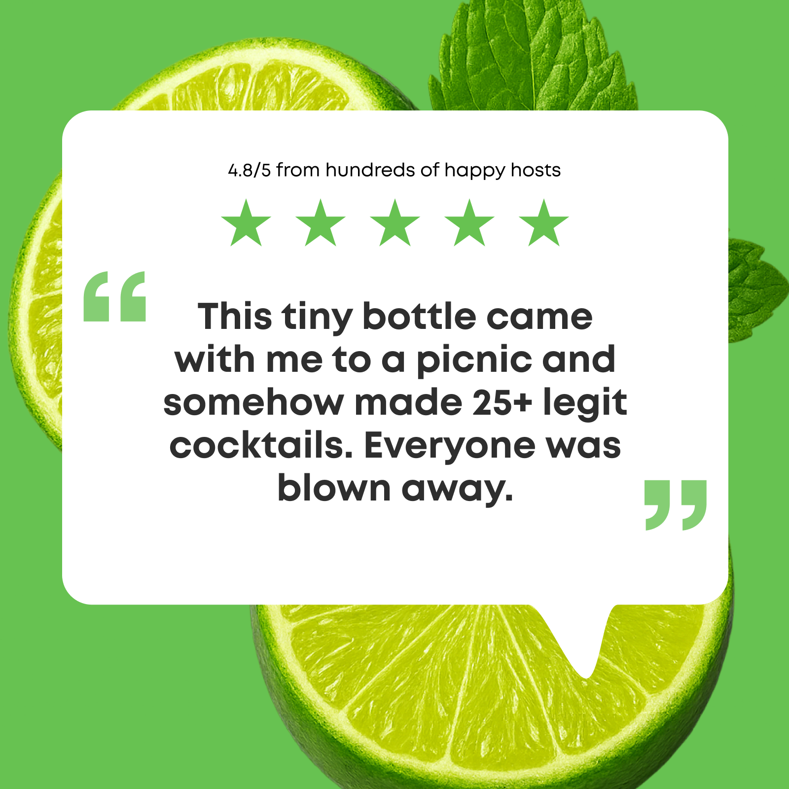 Mojito Cocktail Drops