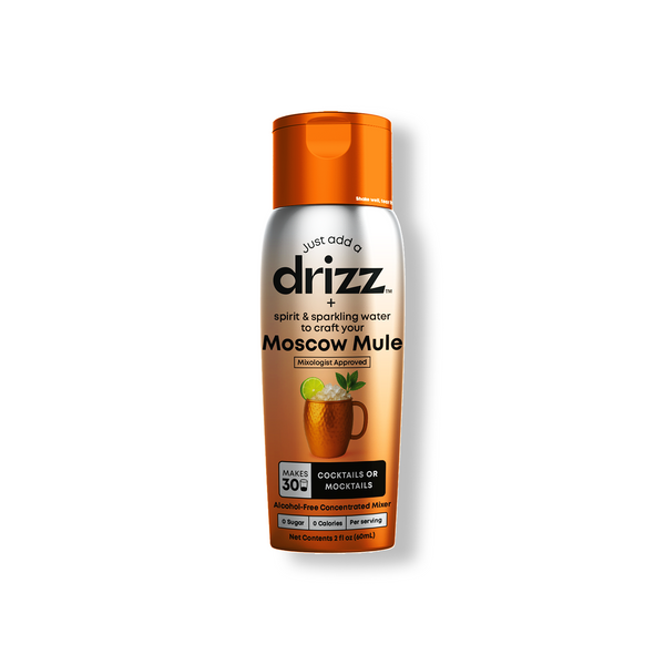 Drizz Moscow Mule Cocktail Drops – Ginger & Lime Mixer for Vodka
