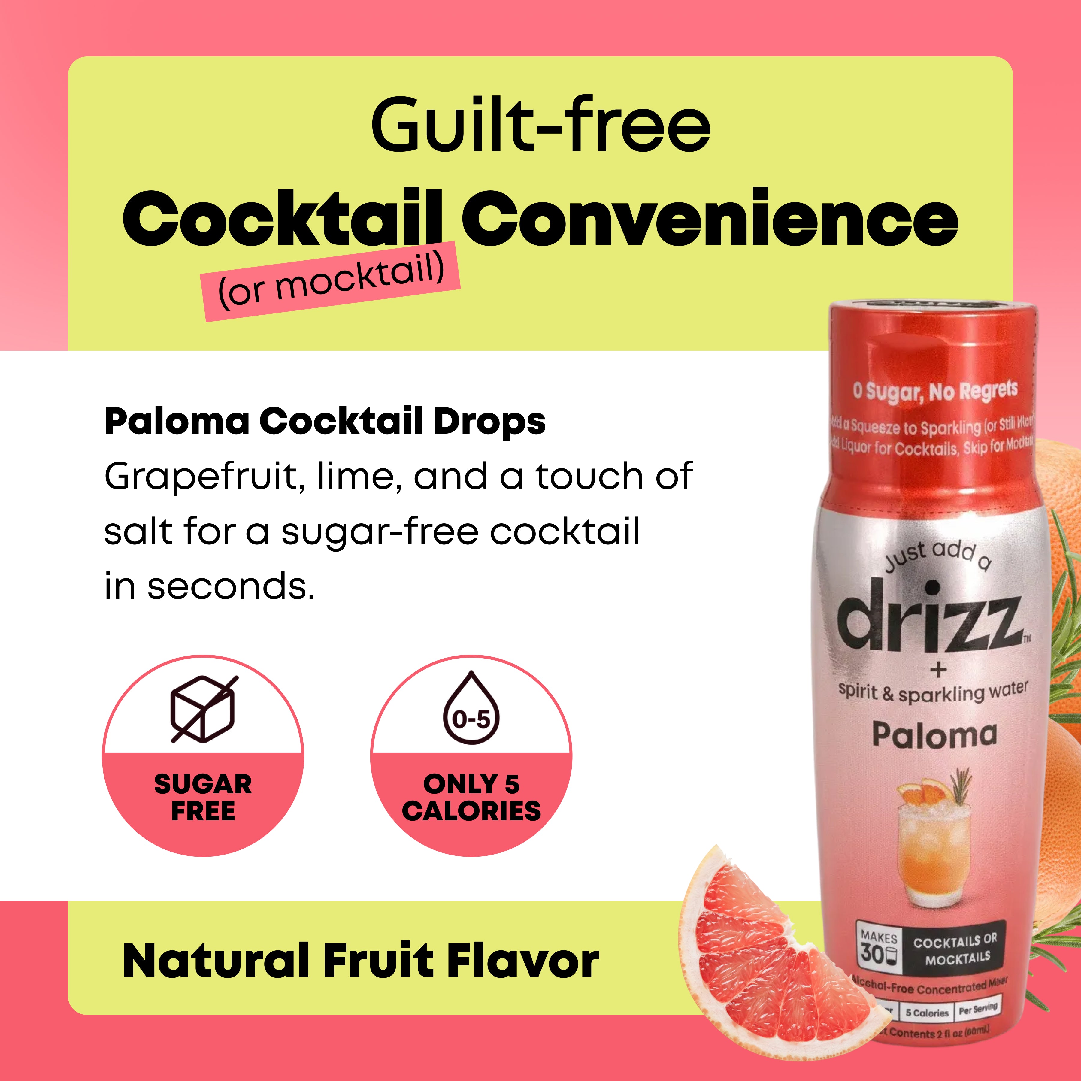Paloma Cocktail Drops