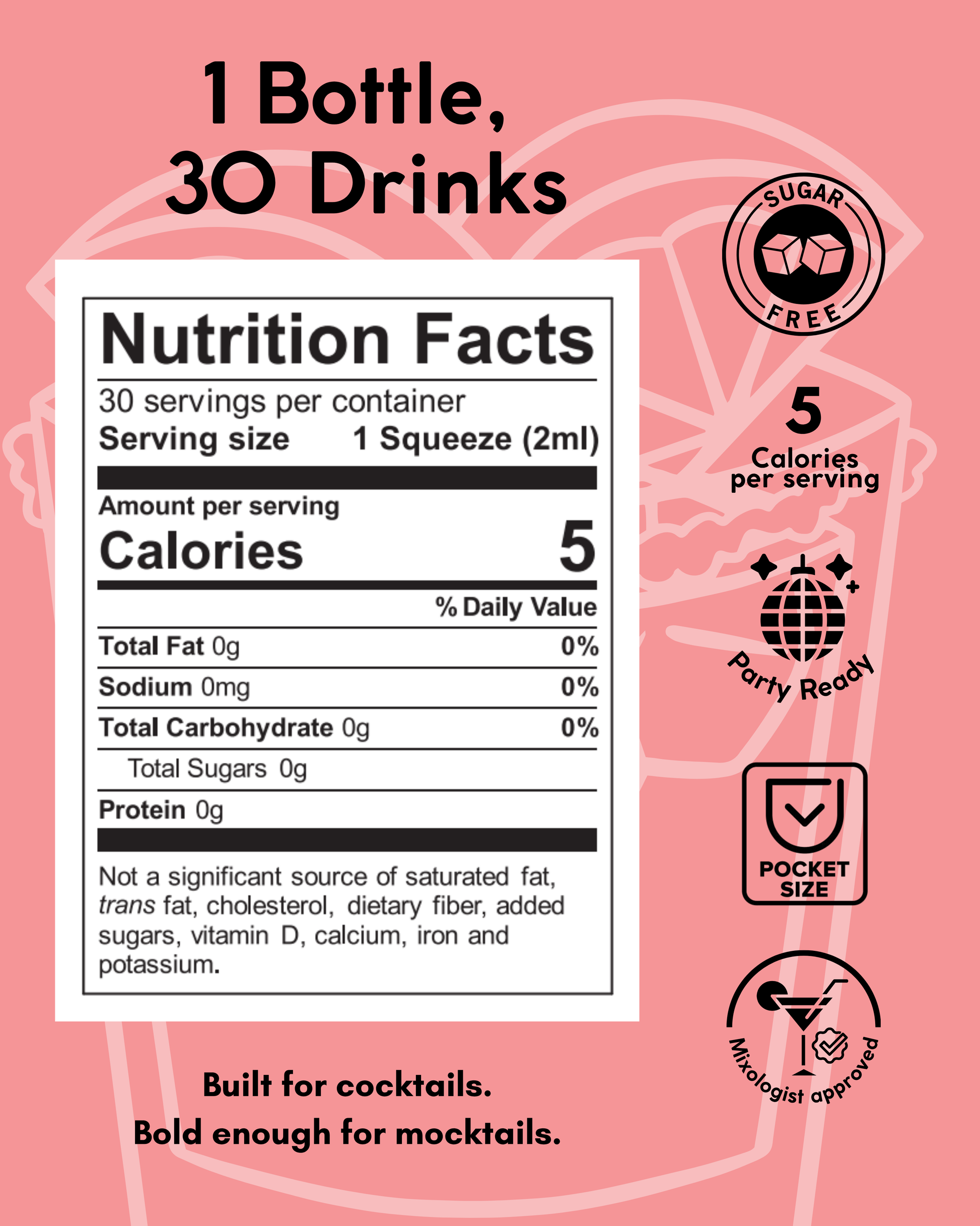 Paloma Grapefruit Cocktail Drops mixer, zero sugar & calorie, easy at-home recipe, mocktail, sugar free drizz Paloma