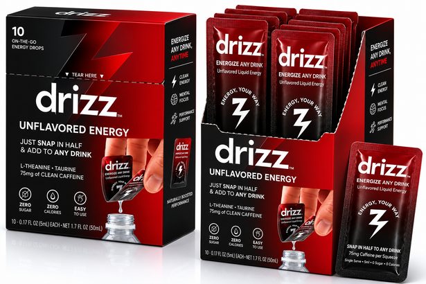 Drizz Single Serve 10-count multipack with individual snap packs
